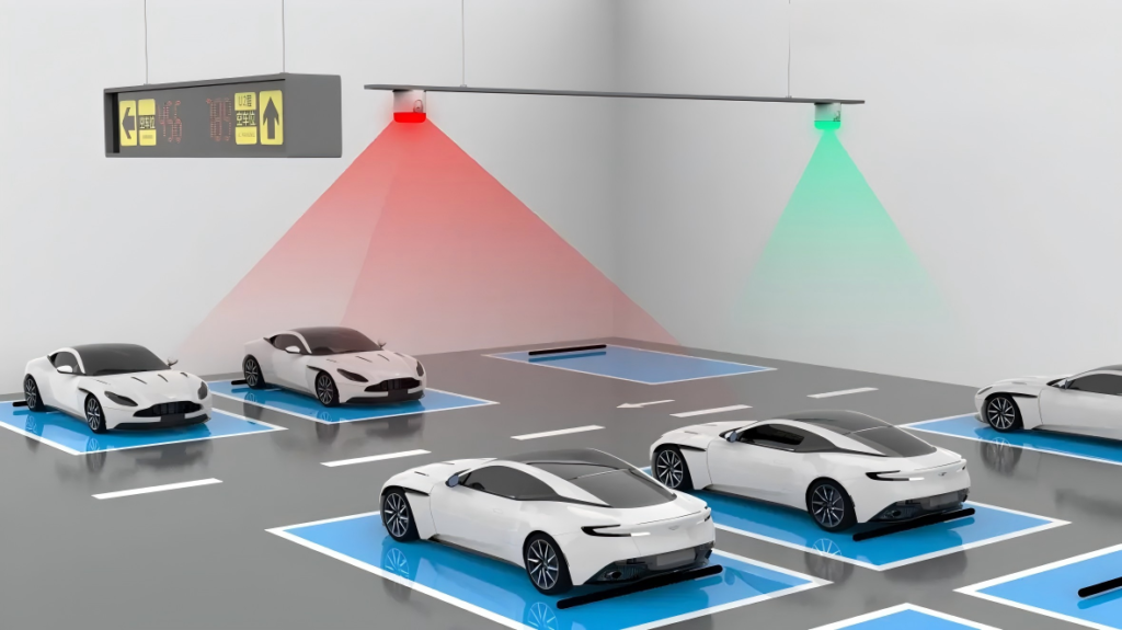 车位引导系统图片1 parking guidance system